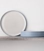Noritake ColorTex Stone Collection Stax Small Appetizer Plates, Set of 4, Color:Aqua - Image 2