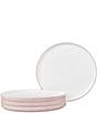 Color:Blush - Image 1 - ColorTex Stone Collection Stax Small Appetizer Plates, Set of 4