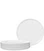 Noritake ColorTex Stone Collection Stax Small Appetizer Plates, Set of 4, Color:White - Image 1