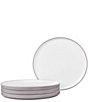 Noritake ColorTex Stone Collection Stax Small Appetizer Plates, Set of 4, Color:Taupe - Image 1