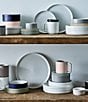 Noritake ColorTex Collection Stax Mini Plates, Set Of 4, Color:Sage - Image 3