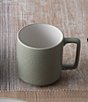 Noritake ColorTex Stone Sage Collection Set Of 4 Stax Mugs, Color:Sage - Image 2