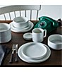 Noritake ColorTex Stone Collection Stax Dinnerware Set, Service For 4, Color:White - Image 2