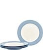 Noritake Colorwave 11#double; Rim Dinner Plates, Set of 4, Color:Ice - Image 1
