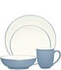 Noritake Colorwave 4-Piece Coupe Place Setting, Color:Ice - Image 1
