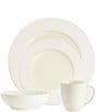 Noritake Colorwave 4-Piece Rim Place Setting, Color:White - Image 1