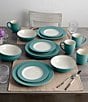 Noritake Colorwave 4-Piece Rim Place Setting, Color:Turquoise - Image 3