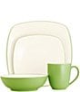 Noritake Colorwave Collection Square Place Setting, Color:Apple - Image 1