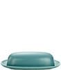 Noritake Colorwave Covered Butter Dish, Color:Turquoise - Image 1