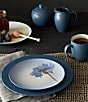 Color:Blue - Image 2 - Colorwave Blue Cornflower Stoneware Accent Salad Plates, Set of 4
