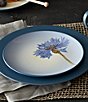 Color:Blue - Image 4 - Colorwave Blue Cornflower Stoneware Accent Salad Plates, Set of 4