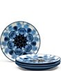 Color:Blue - Image 1 - Colorwave Watercolor Accent/Luncheon Plates, Set of 4