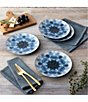 Color:Blue - Image 3 - Colorwave Watercolor Accent/Luncheon Plates, Set of 4
