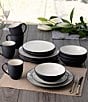 Noritake Colorwave Collection 16-Piece Coupe Set, Service For 4, Color:Black - Image 2