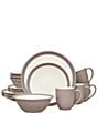 Color:Clay - Image 1 - Colorwave Clay Collection 16-Piece Curve Set, Service For 4