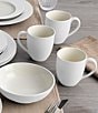 Noritake Colorwave Clay Collection 16-Piece Rim Set, Service For 4, Color:White - Image 4