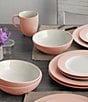 Noritake Colorwave Clay Collection 16-Piece Rim Set, Service For 4, Color:Pink - Image 5