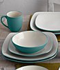 Noritake Colorwave Collection 16-Piece Square Set, Service For 4, Color:Turquoise - Image 3