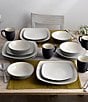 Noritake Colorwave Collection 16-Piece Square Set, Service For 4, Color:Slate and Graphite - Image 2