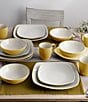 Noritake Colorwave Collection 16-Piece Square Set, Service For 4, Color:Mustard - Image 2