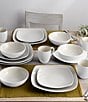 Noritake Colorwave Collection 16-Piece Square Set, Service For 4, Color:White - Image 2