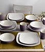 Noritake Colorwave Collection 16-Piece Square Set, Service For 4, Color:Purple - Image 2