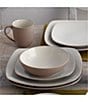 Color:Clay - Image 6 - Colorwave Clay Collection 4-Piece Square Place Setting