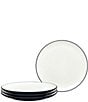 Noritake Colorwave Collection Coupe Salad Plates, Set of 4, Color:Navy - Image 1