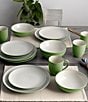 Color:Apple - Image 4 - Colorwave Collection Coupe Salad Plates, Set of 4