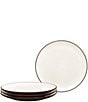 Noritake Colorwave Collection Coupe Salad Plates, Set of 4, Color:Chocolate - Image 1