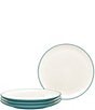 Noritake Colorwave Collection Coupe Salad Plates, Set of 4, Color:Turquoise - Image 1