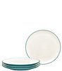Noritake Colorwave Collection Coupe Dinner Plates, Set of 4, Color:Turquoise - Image 1