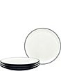 Color:Navy - Image 1 - Colorwave Coupe Dinner Plates, Set of 4
