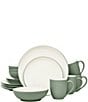 Color:Green - Image 1 - Colorwave Green Collection 16-Piece Coupe Set, Service For 4