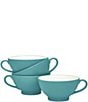 Color:Turquoise - Image 1 - Colorwave Handled Bowls, Set of 4