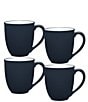 Noritake Colorwave Dinnerware Collection Mugs, Set of 4, Color:Navy - Image 1