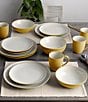 Color:Mustard - Image 3 - Colorwave Mustard Collection 16-Piece Coupe Set, Service For 4