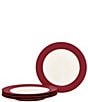 Noritake Colorwave Rim Salad Plates, Set of 4, Color:Raspberry - Image 1