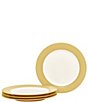 Noritake Colorwave Rim Salad Plates, Set of 4, Color:Mustard - Image 1