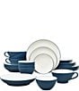 Noritake Colorwave Collection 24-Piece Dinnerware Set, Service for 4, Color:Blue - Image 1
