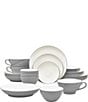 Noritake Colorwave Collection 24-Piece Dinnerware Set, Service for 4, Color:Slate - Image 1