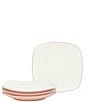 Noritake Colorwave Square Salad Plates, Set of 4, Color:Pink - Image 1