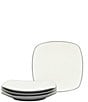 Noritake Colorwave Square Salad Plates, Set of 4, Color:Slate - Image 1