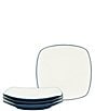 Noritake Colorwave Square Salad Plates, Set of 4, Color:Blue - Image 1