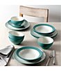 Color:Turquoise - Image 6 - Colorwave Turquoise Collection 12-Piece Coupe Set, Service For 4