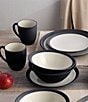Noritake Colorwave Collection 16-Piece Curve Set, Service For 4, Color:Black - Image 5