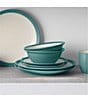 Color:Turquoise - Image 4 - Colorwave Turquoise Collection 16-Piece Curve Set, Service For 4