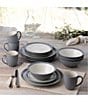 Noritake Colorwave Collection 16-Piece Curve Set, Service For 4, Color:Slate - Image 2