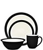 Noritake Colorwave Collection Curve Place Setting, Color:Black - Image 1