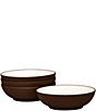 Color:Chocolate - Image 1 - Colorwave Cereal & Soup Bowls, Set of 4